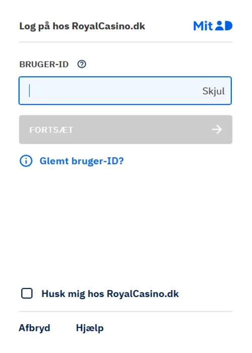 royal casino login